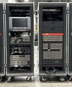 Alternative view of FOR.A 12G Switcher Package (Includes 1 Switching Rack and 1 Engineering Rack and 1 Control Panel)
